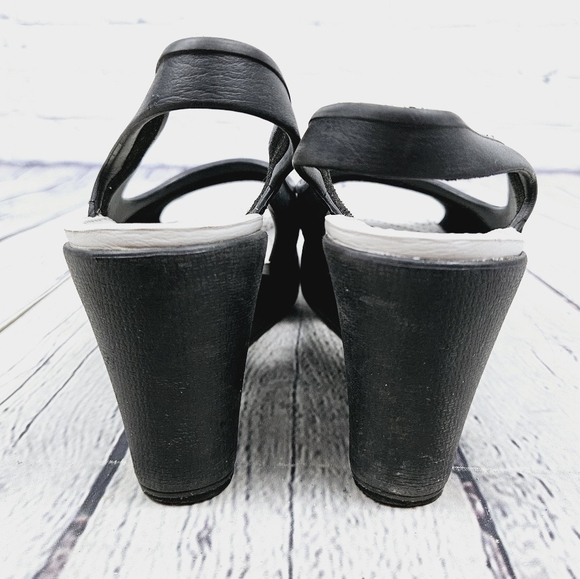 CROCS | Havana slingback peep toe wedge heels - Picture 7 of 10